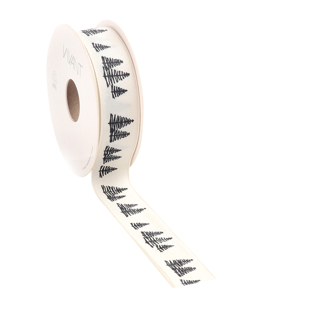 Fir Geschenkband 25 mm x 15 lfm Fir Geschenkband 25 mm x 15 lfm