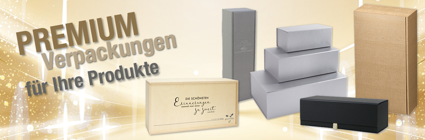 Premiumverpackung die Eindruck macht!
