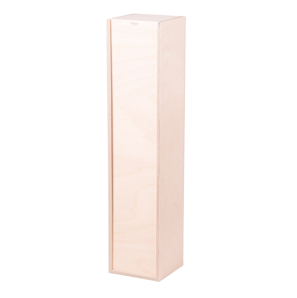 Holzkiste mit Schiebedeckel 1er Magnum Wein