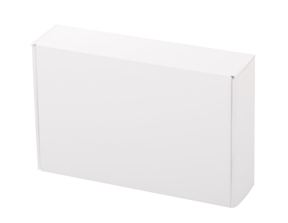 SANTORIN Faltschachtel mit Klappdeckel weiß ungestrichen