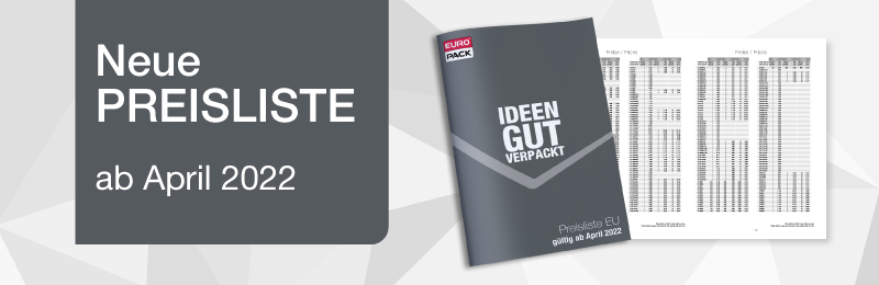 Neue Preisliste ab April 2022