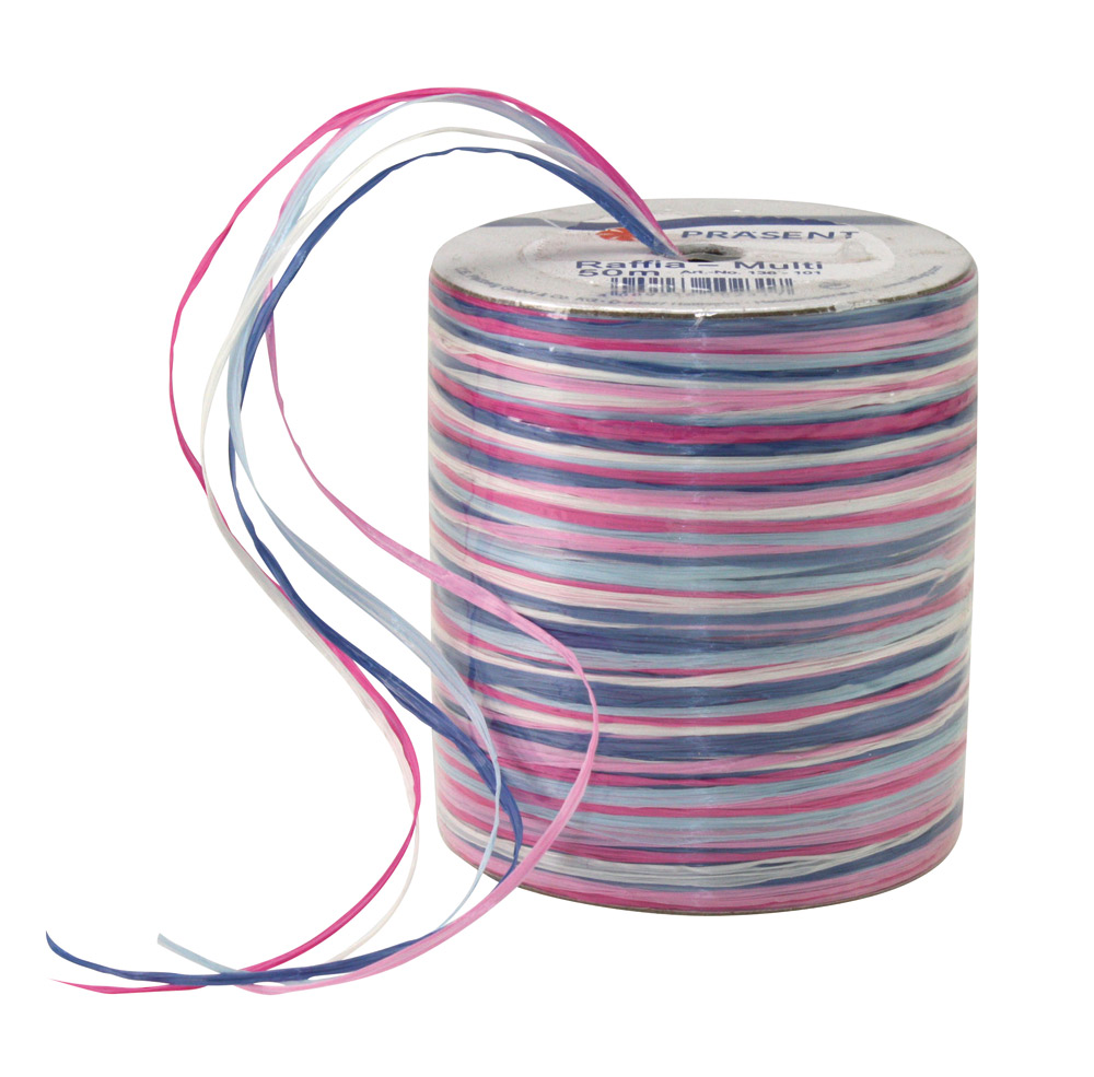 Raphia Multicolour 50 lfm