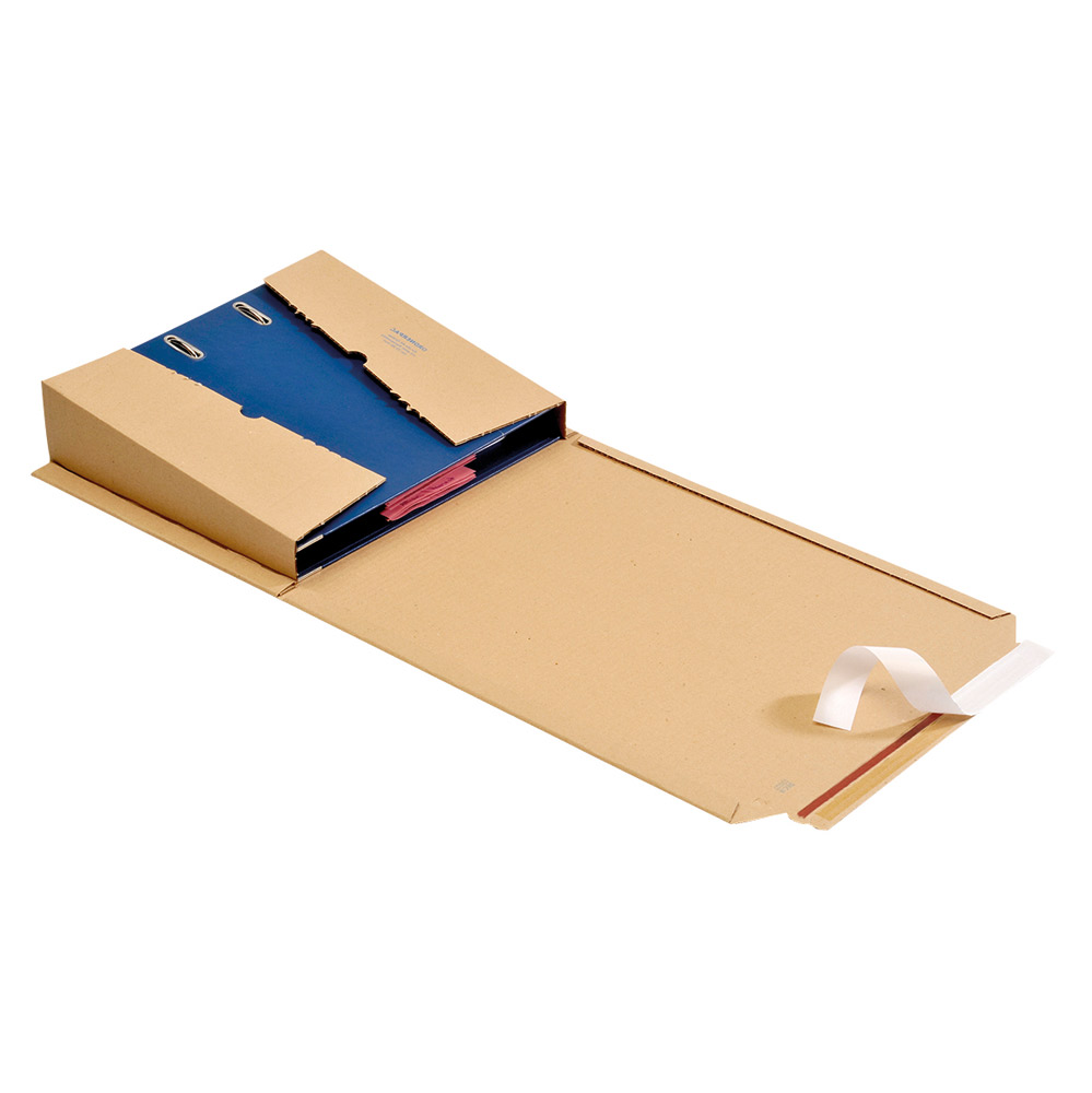 Ordnerpac Versandverpackung, SK-Verschluss + Aufreißhilfe, Wellpappe Ordnerpac Versandverpackung, SK-Verschluss + Aufreißhilfe, Wellpappe