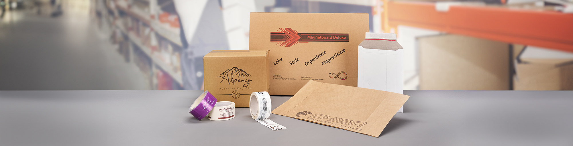 Versandverpackungen mit Druck von Europack Versandverpackungen mit Druck bei Europack im Onlineshop kaufen