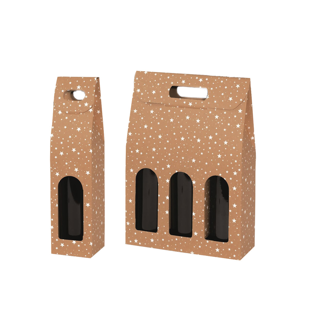 Natura Winternacht Flaschentragekarton