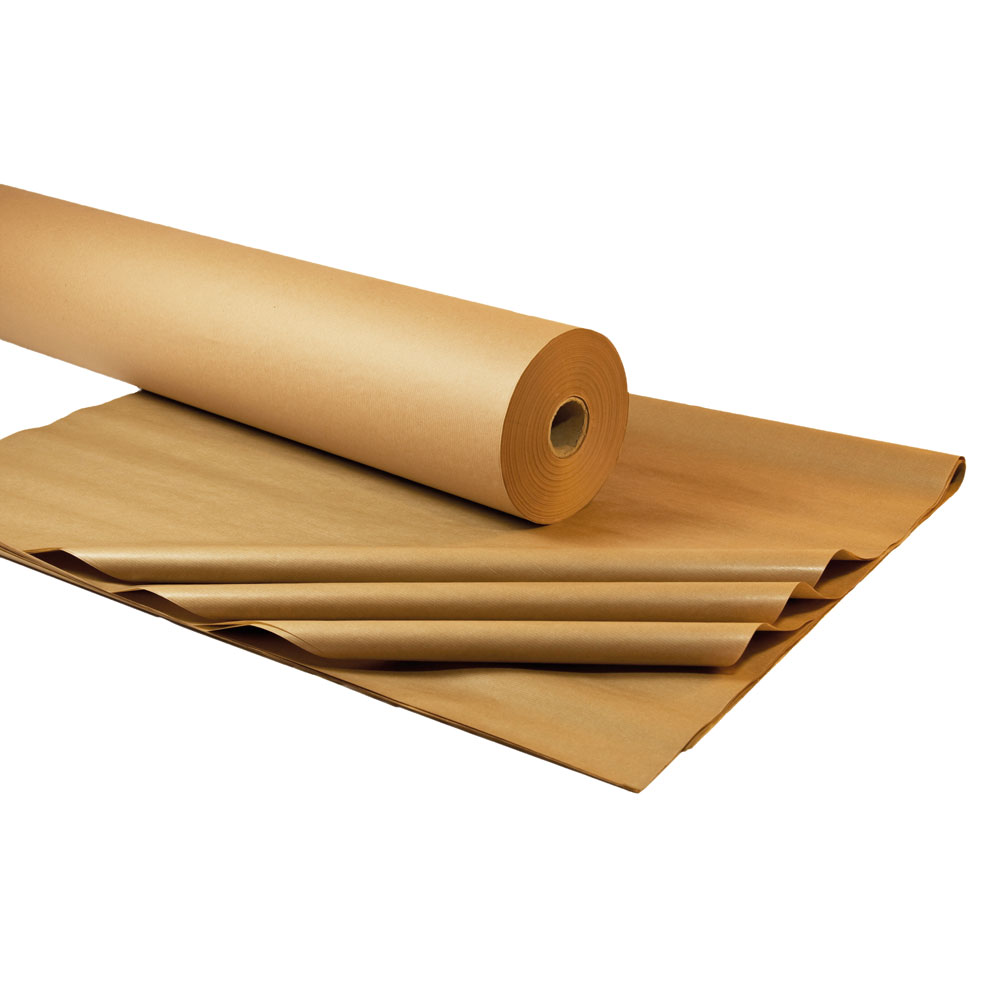 Packpapier auf Rolle, 60 g/m², ca. 14 kg/Rolle bzw. ca. 460 m/Rolle Packpapier auf Rolle, 60 g/m², ca. 14 kg/Rolle bzw. ca. 460 m/Rolle