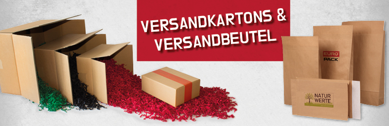 Versandkartons und Versandbeutel