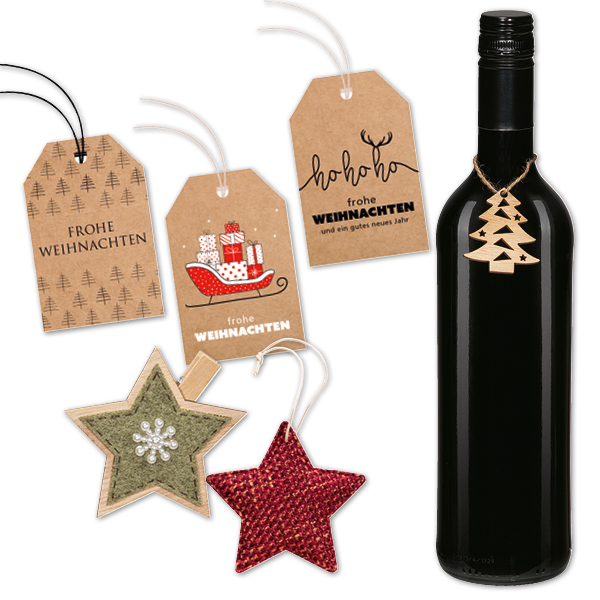Geschenk- & Flaschenanhänger