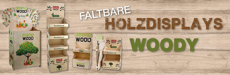Holzdisplay Woody