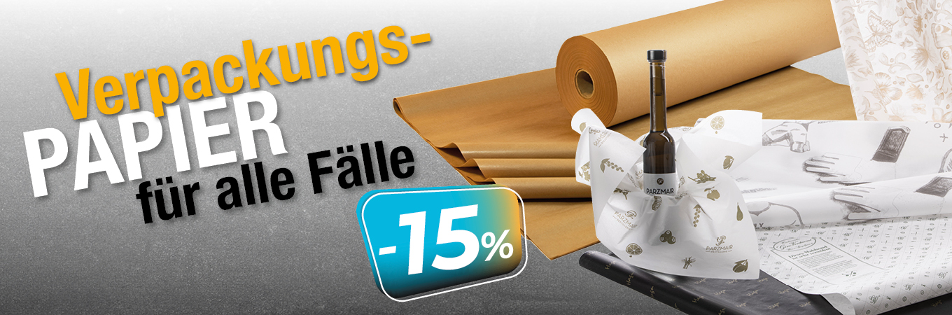 Verpackungspapier für alle Fälle