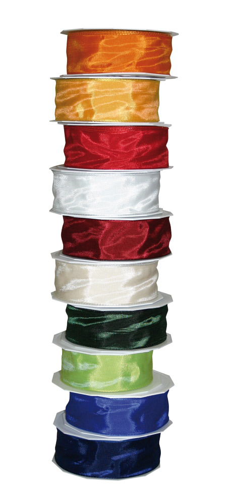 Uni Plus Lyon Geschenkband mit Drahtkante 25 lfm Uni Plus Lyon Geschenkband mit Drahtkante 25 lfm